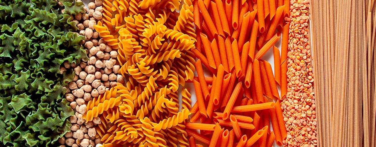 Lensi colored pasta